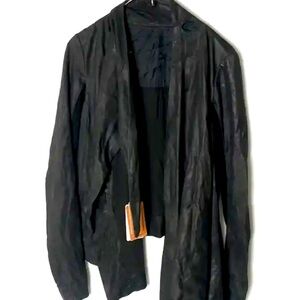 Rick Owens Leather Biker Jacket